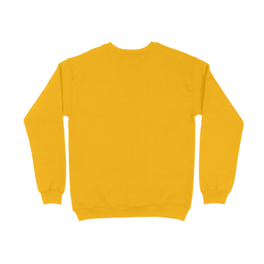 Yellow sweatshirt on a white background