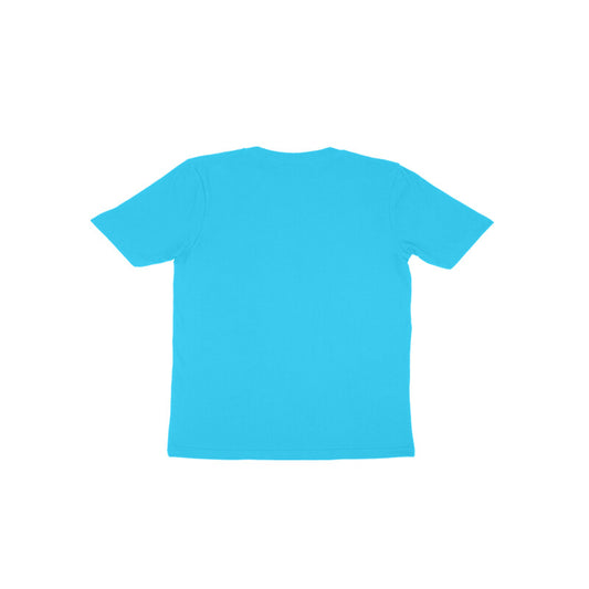 Blue t-shirt on a white background