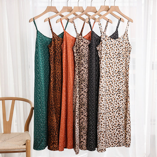 S-XL Korean Polka Dot Summer Women Dress Spaghetti Strap – Uncategorized at AWSMshop.ai