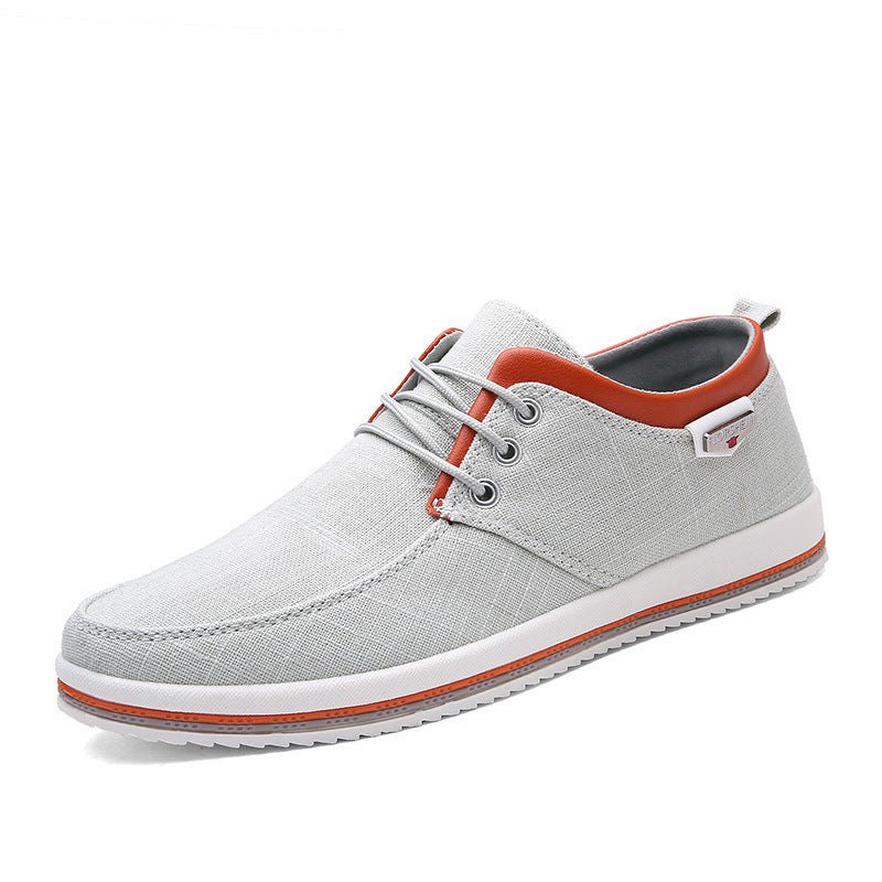 Men's lace-up casual canvas shoes – Uncategorized at AWSMshop.ai