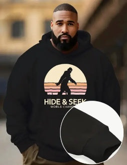 New European And American Men's Printed Autumn And Winter Hooded Sweatshirt in usa to usa – Uncatego