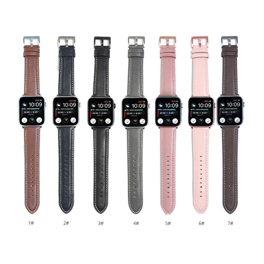 Leather Strap Iwatch7-1 SE Glossy Leather – Watches at AWSMshop.ai