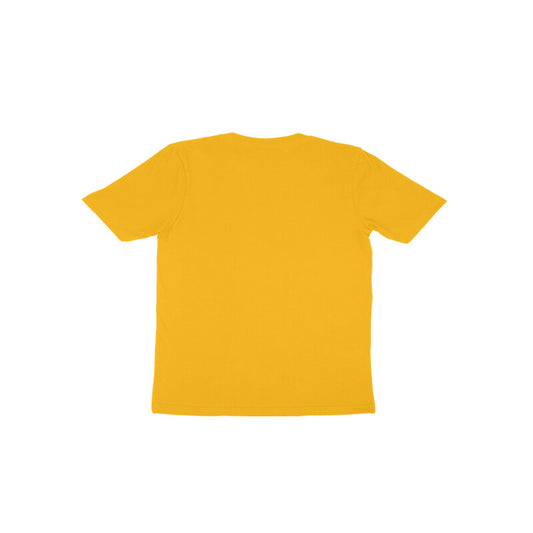 Yellow t-shirt on a white background