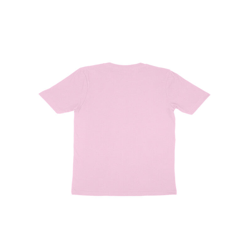 Plain pink t-shirt on a white background