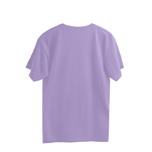 Purple t-shirt on a white background