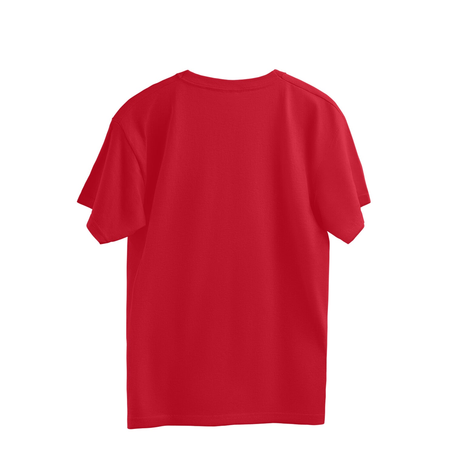 Red t-shirt on a white background