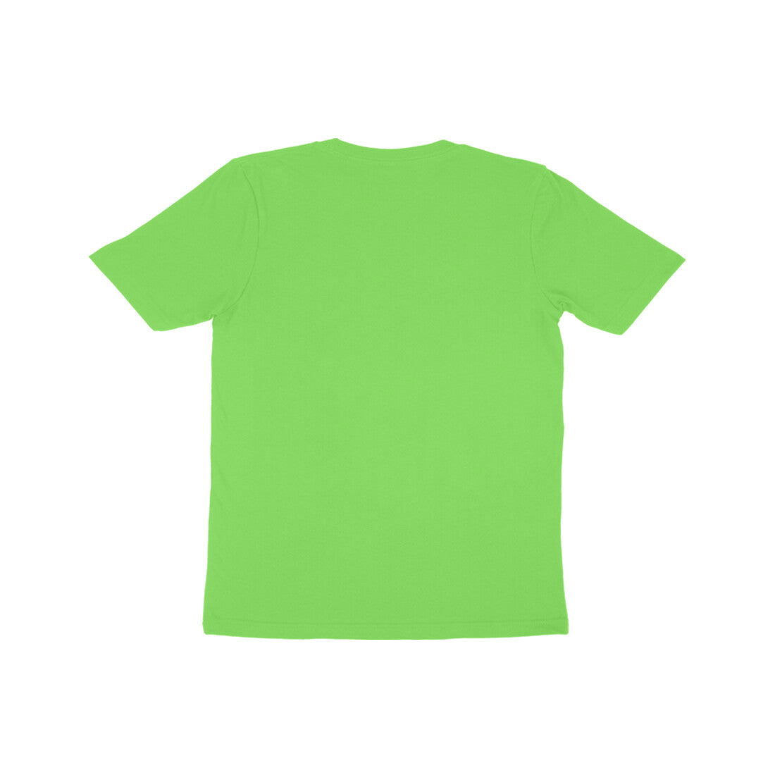 Green t-shirt on a white background