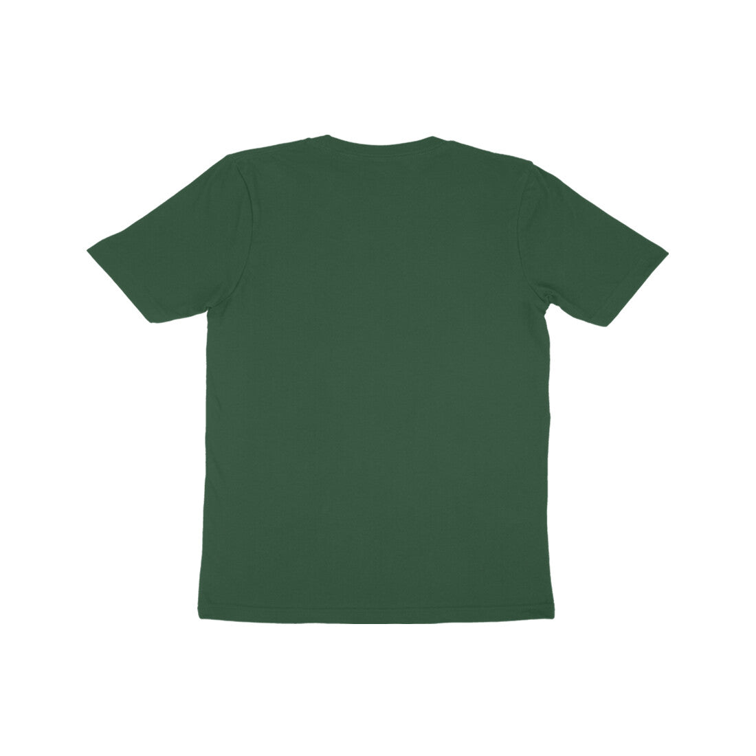Green t-shirt on a white background